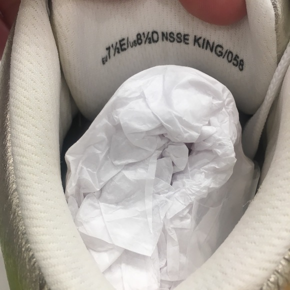 MEN'S CALF LEATHER SNEAKER IN ARGENTO - Picture 6 of 8